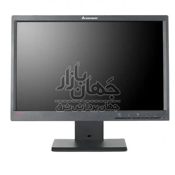 مانیتور استوک لنوو ۱۹ اینچ، رنگ مشکی، جنس پلاستیک، رومیزی مستطیلی