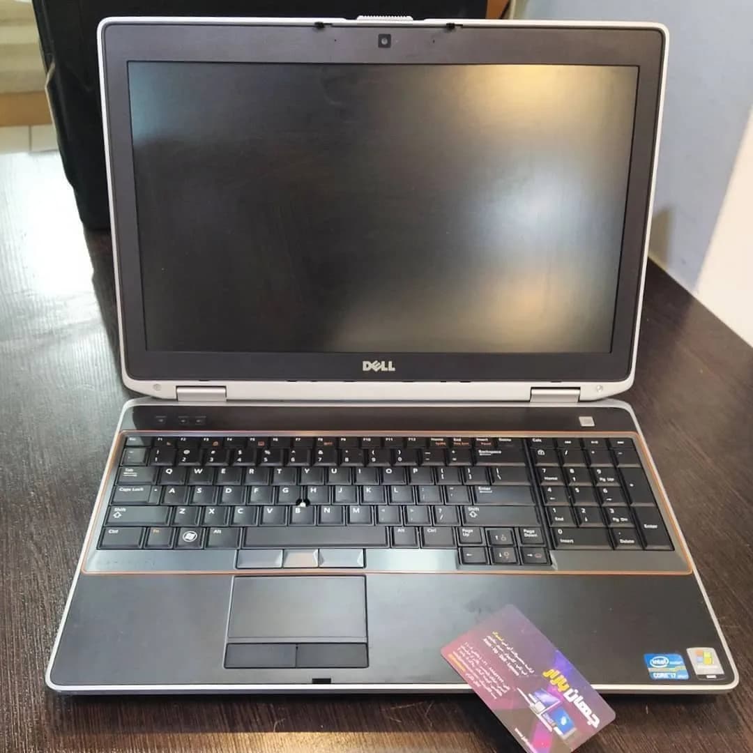 لپتاپ Dell 6520 ۱۵ اینچ i5، رنگ نقرهای و مشکی، لپتاپ دِل