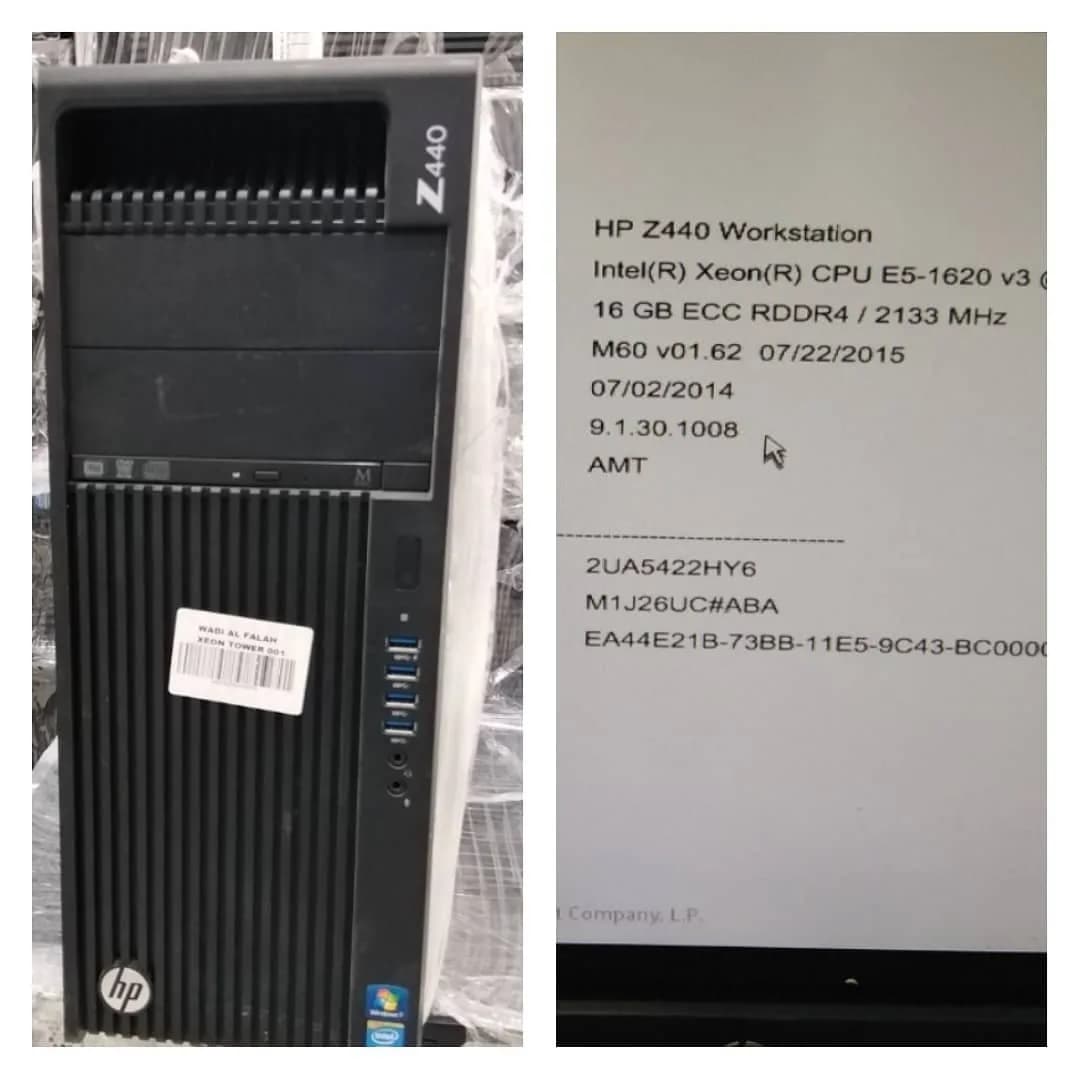 کیس اچ پی Z440 ورکاستیشن، رنگ سیاه، جنس فلز و پلاستیک، ایستاده