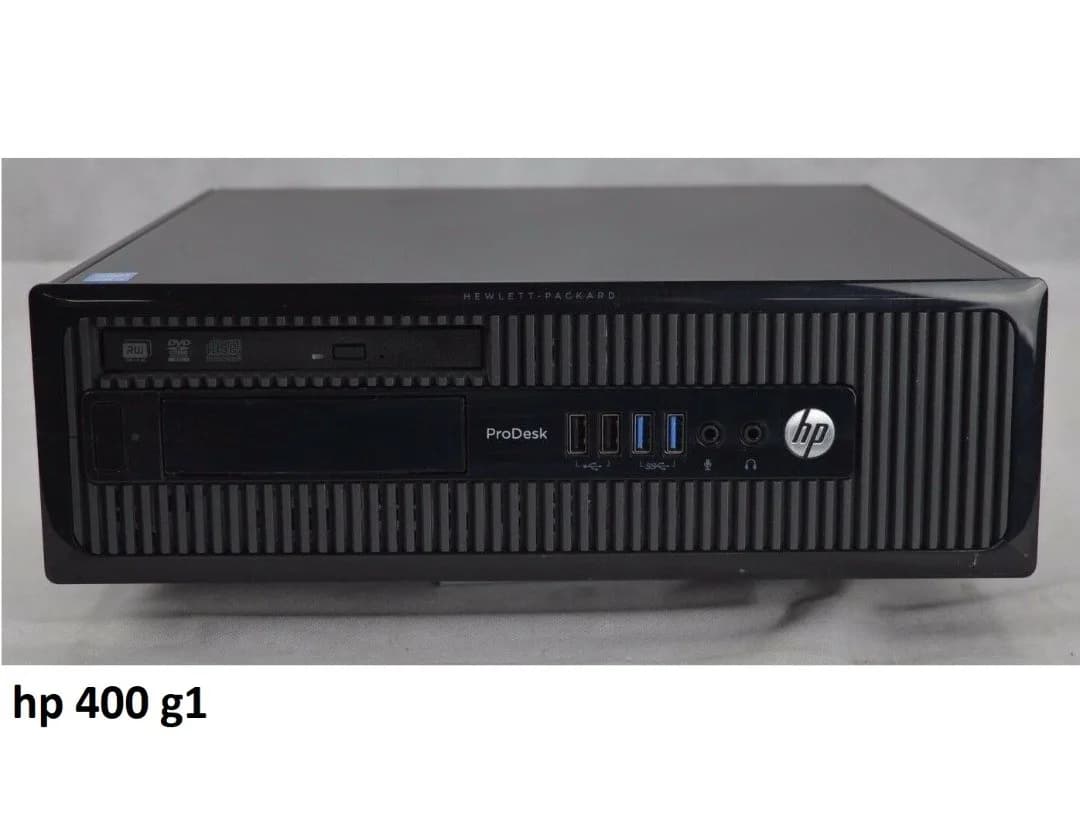 کیس اچپی ProDesk 400 G1 i5 HP، رنگ سیاه، جنس پلاستیک و فلز، کیس کامپیوتر رومیزی