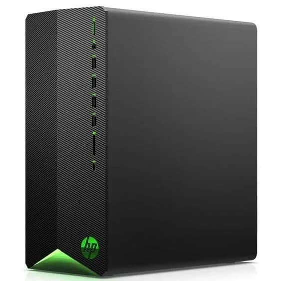 کیس گیمینگ اچپی Pavilion TG01 HP، رنگ مشکی و سبز، جنس فلز و پلاستیک، کوچک، Mini PC