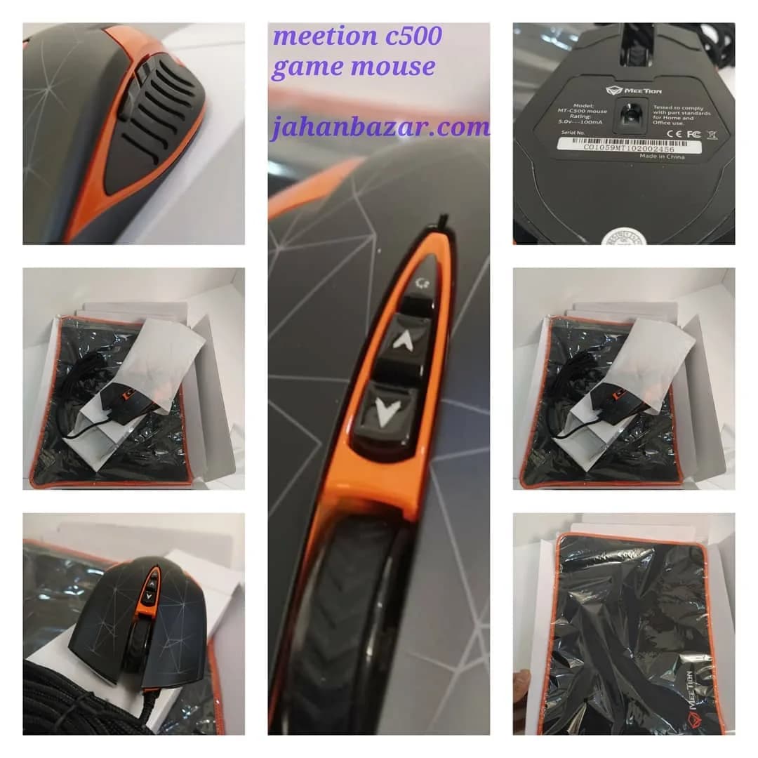 ماوس گیمینگ میشن C500 با پدماوس MeeTion