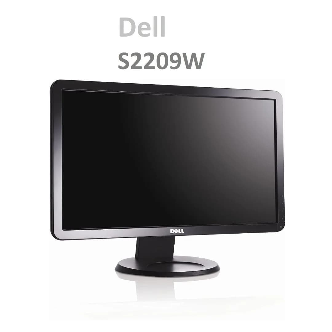 مانیتور دل S2209WB ۲۲ اینچ، رنگ سیاه، جنس پلاستیک، رومیزی، صفحه تخت