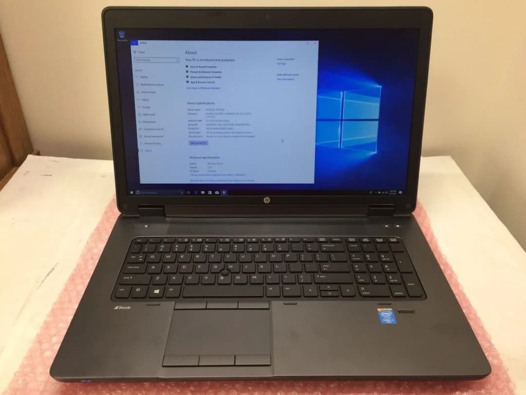 لپ تاپ HP ZBook 17 G2 اچ پی، رنگ مشکی، جنس پلاستیک، ۱۴ اینچ صفحه کلید کامل
