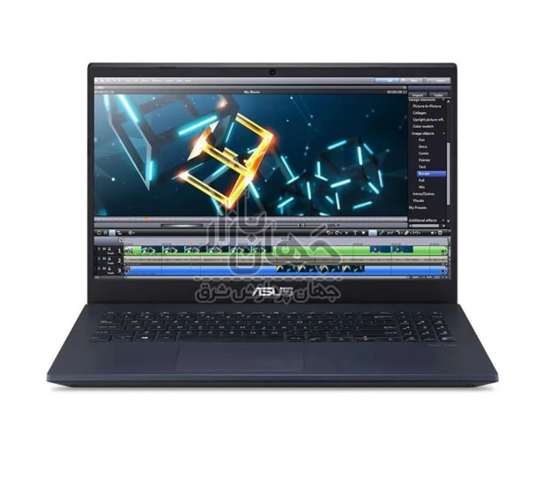 لپ تاپ ایسوس VivoBook K571LI، رنگ سرمهای، جنس پلاستیک و فلز، ۱۵ اینچ