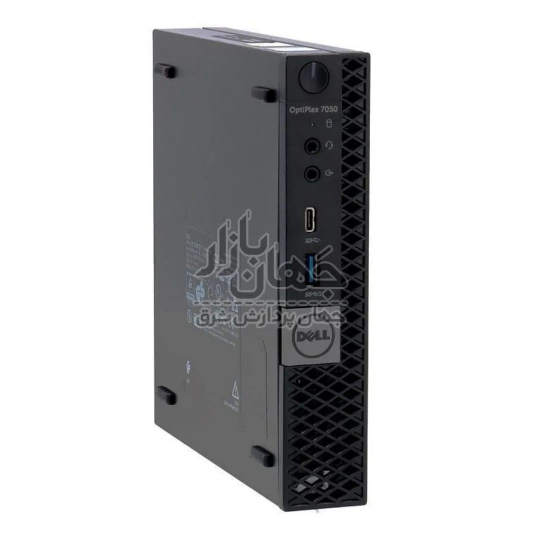 کیس استوک دل OptiPlex 7050 Dell، رنگ خاکستری، جنس فلز و پلاستیک، کیس کامپیوتر کوچک مینی
