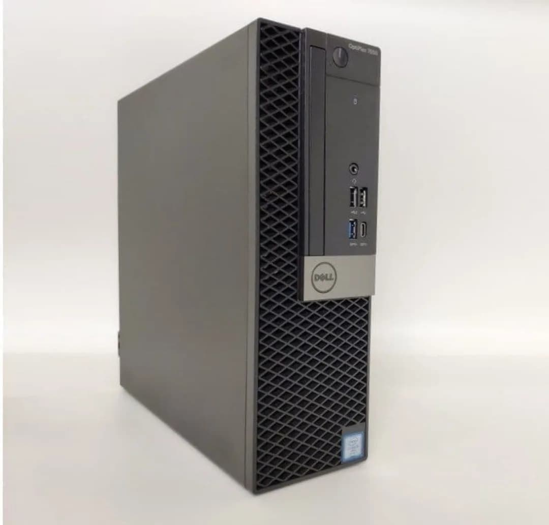 کیس استوک OptiPlex 7050 دل، رنگ مشکی و خاکستری، جنس پلاستیک و فلز، کیس کامپیوتر رومیزی