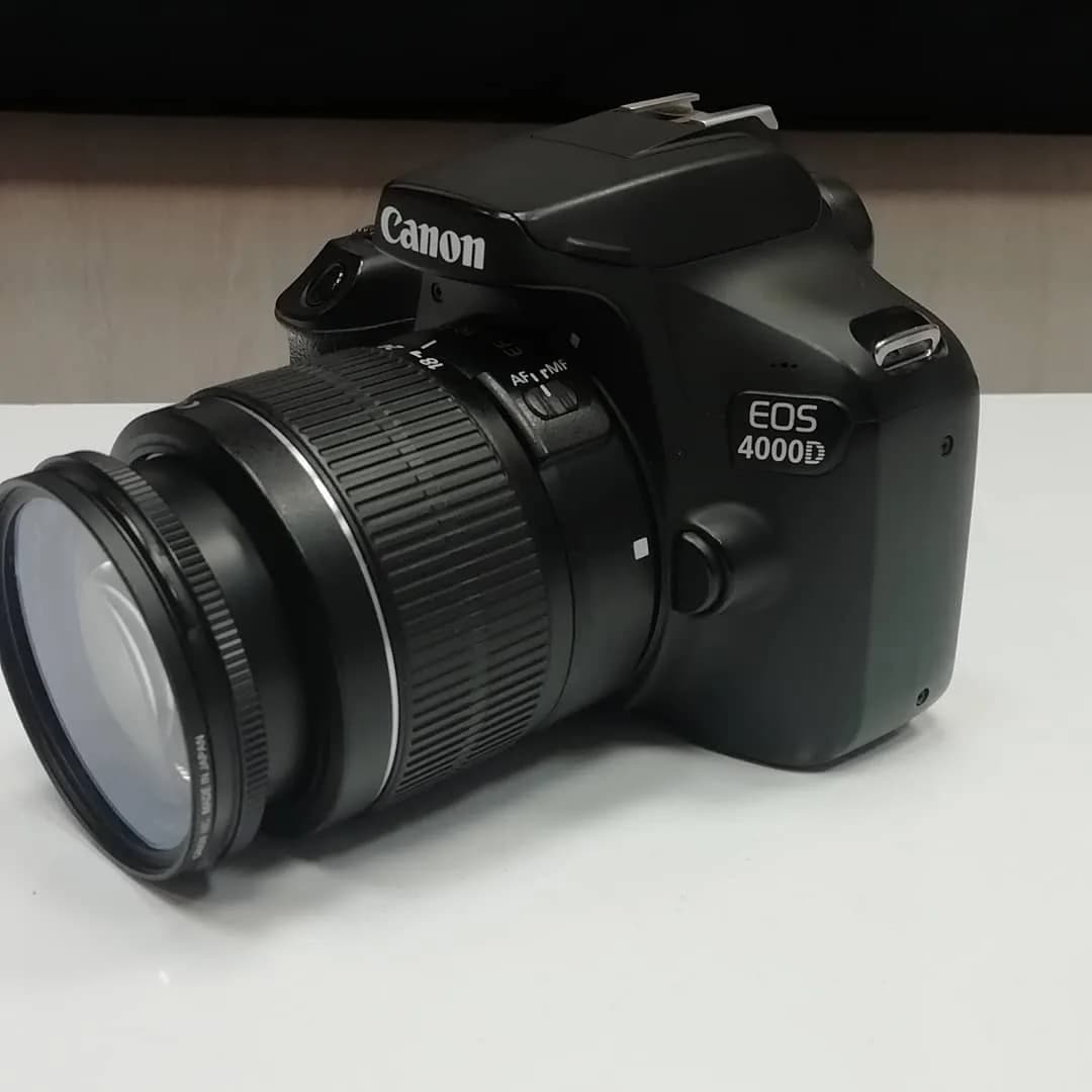 دوربین 4000D با لنز 18-55 III کانن، رنگ مشکی، جنس پلاستیک و فلز، Canon EOS 4000D