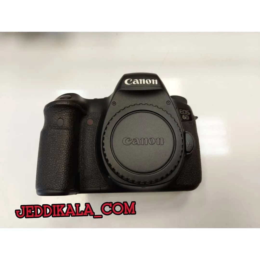 دوربین 6D بادی کارکرده، رنگ مشکی، جنس پلاستیک، دوربین دیجیتال DSLR