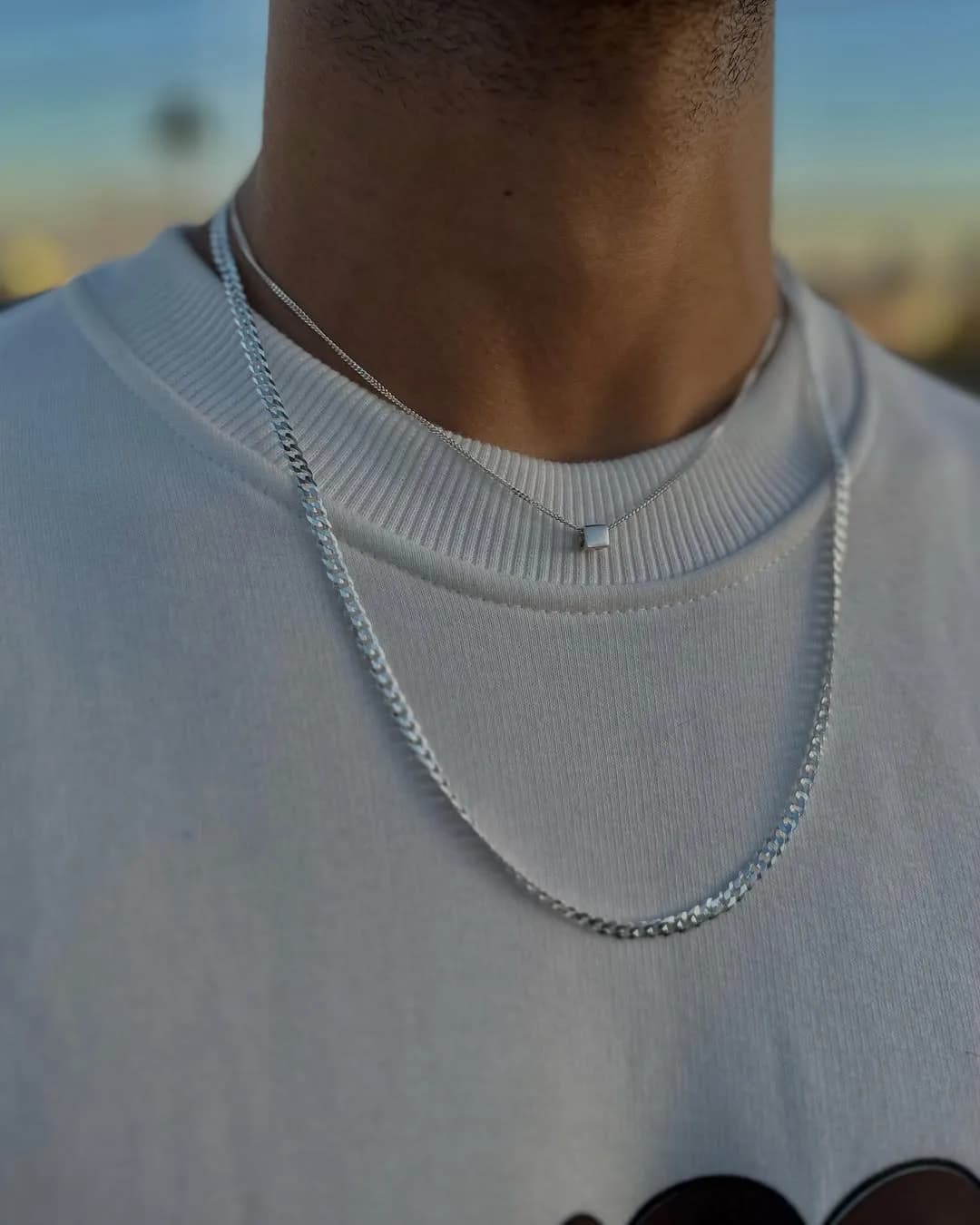 گردنبند کارتیه نقره ۶۰ سانت