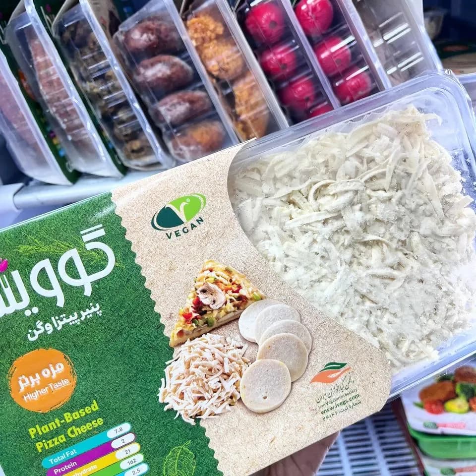 پنیر پیتزا رنده‌ای وگن ۳۰۰ گرمی گویندا