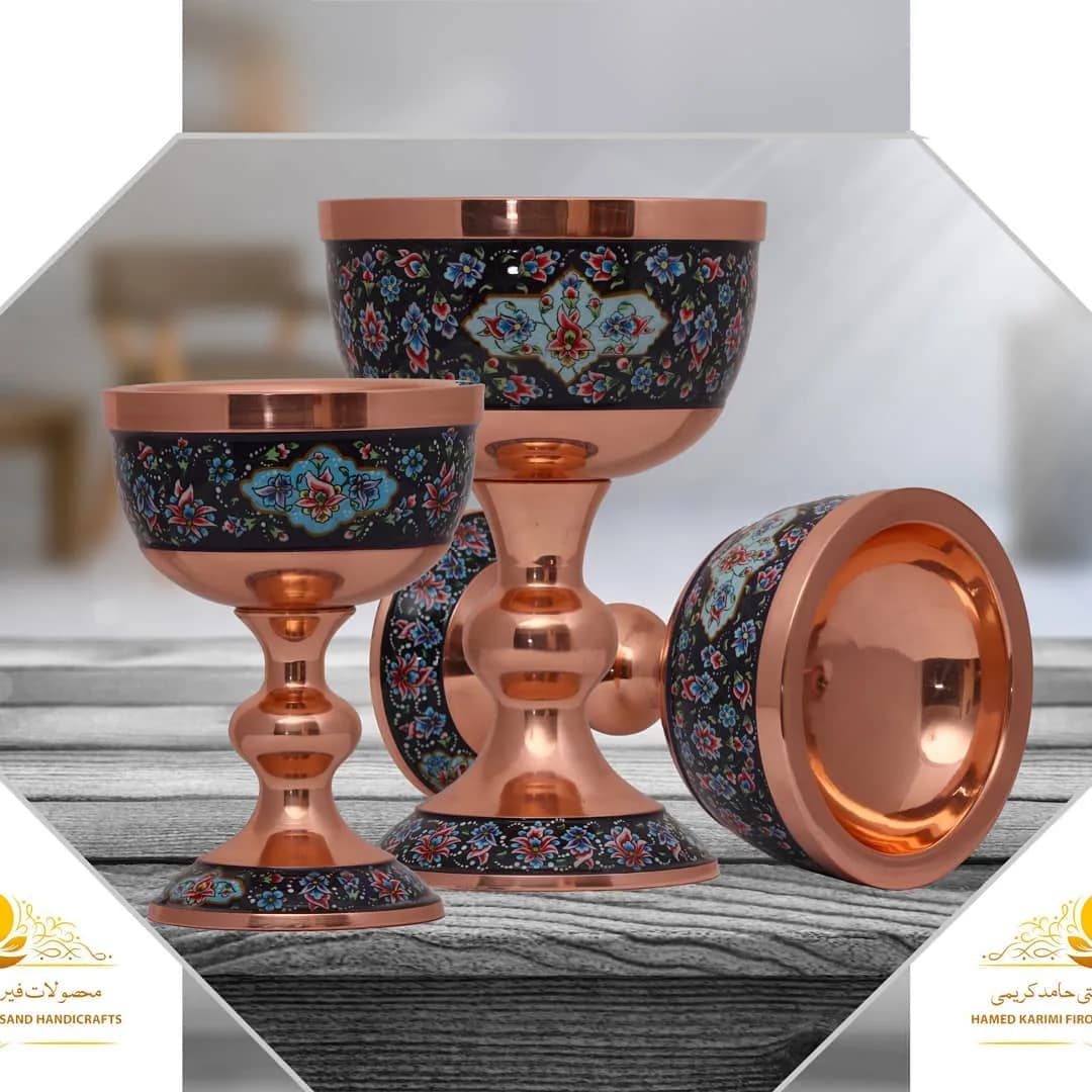 ظروف فیروزهکوب و مس