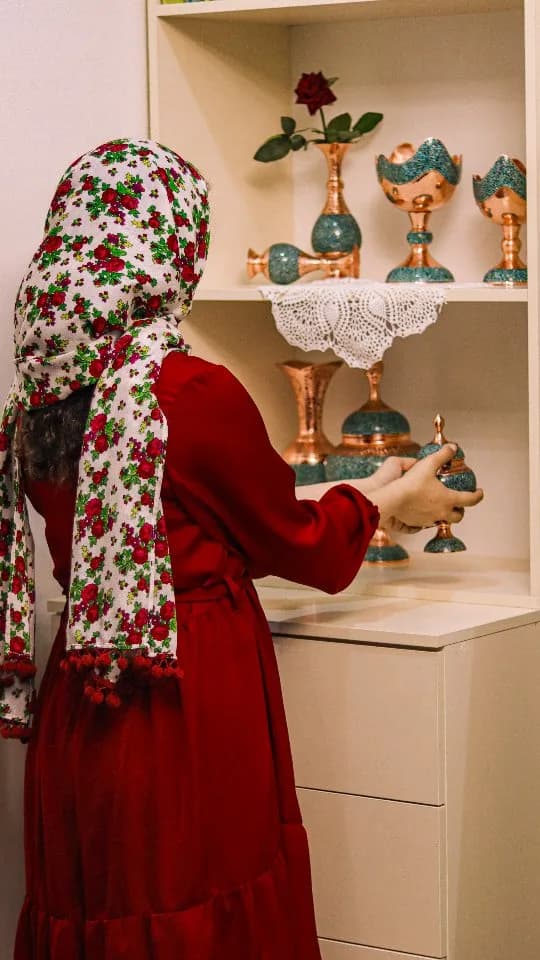 ظروف تزئینی مسی