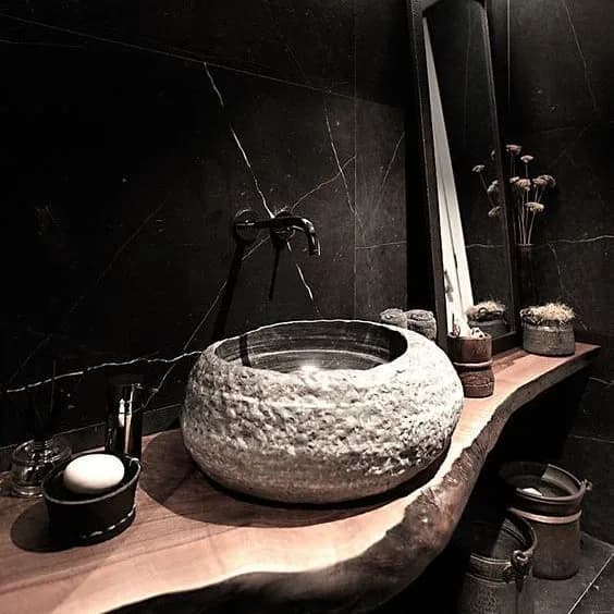 سینک دستشویی سنگی