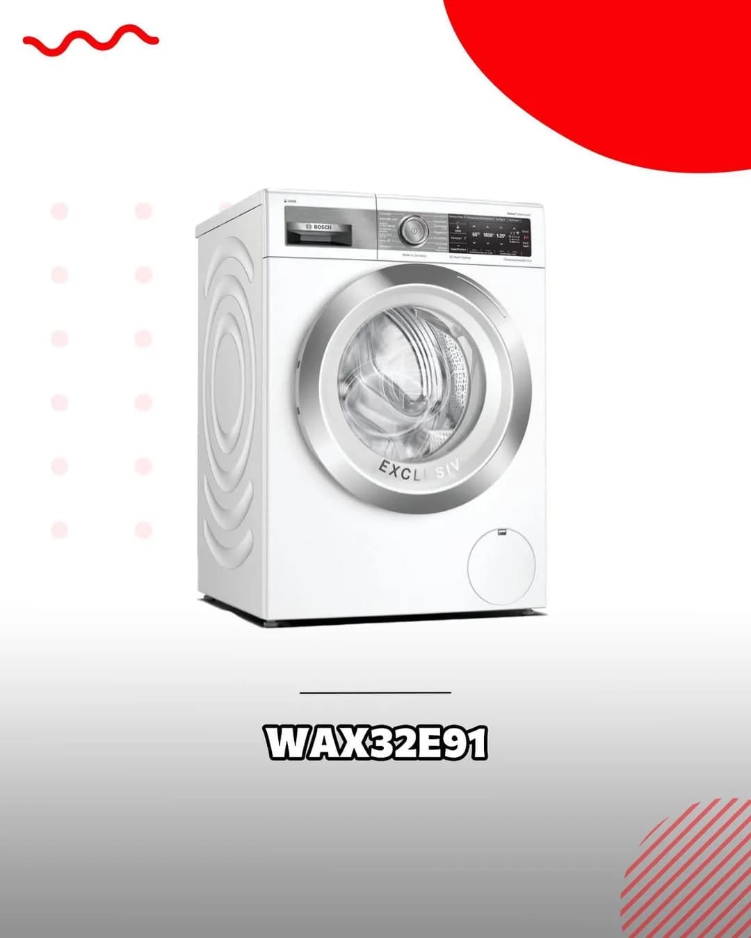 ماشین لباسشویی ۱۰ کیلویی بوش