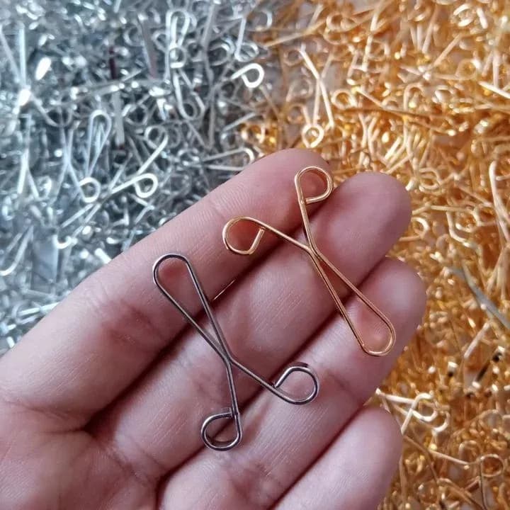 گیره روسری — نمای دردست — دو رنگ