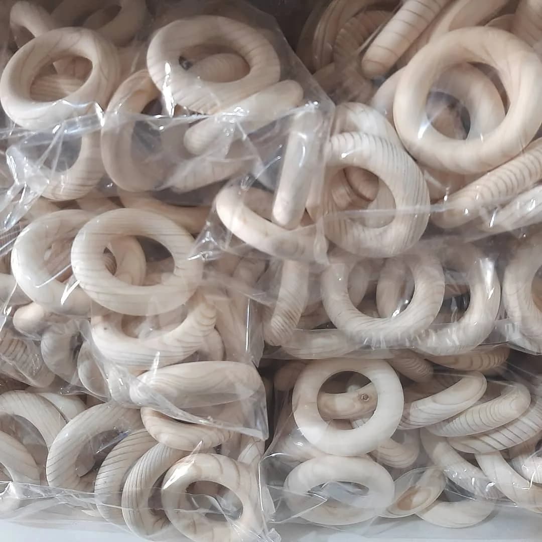 حلقه چوبی ۵ سانت