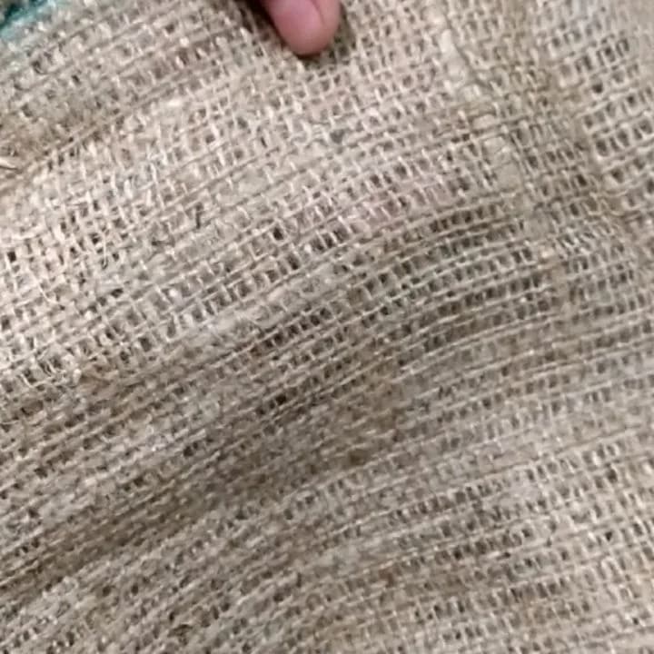 پارچه گونی، رنگ خاکی و کرم، جنس کنفی، متری