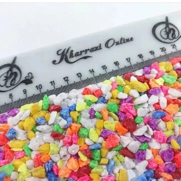 سنگ رنگی تزئینی، رنگ رنگارنگ، ریز، تراشه