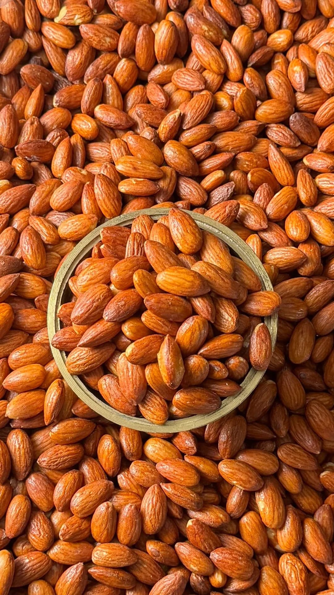بادام درختی لعابی زرین آمریکایی، رنگ قهوه‌ای، کامل