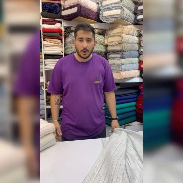 پارچه لینن کنفی ترک عرض ۱۵۰