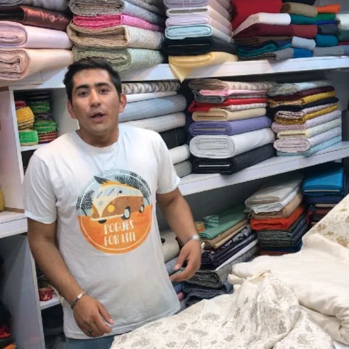 پارچه لینن سوزندوزی کد ۱۰۰۲۷