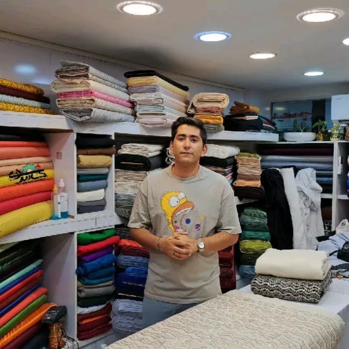 پارچه لینن سوزندوزی هندی کد ۱۰۰۳۸