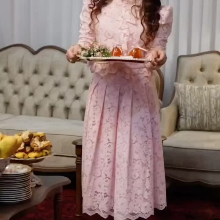 پارچه دانتل کره ای عرض ۱۴۵