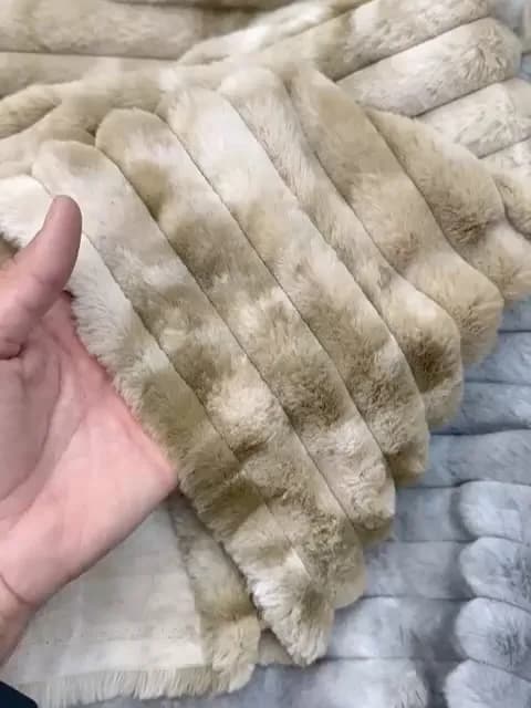 پارچه خز کوتاه خرگوشی