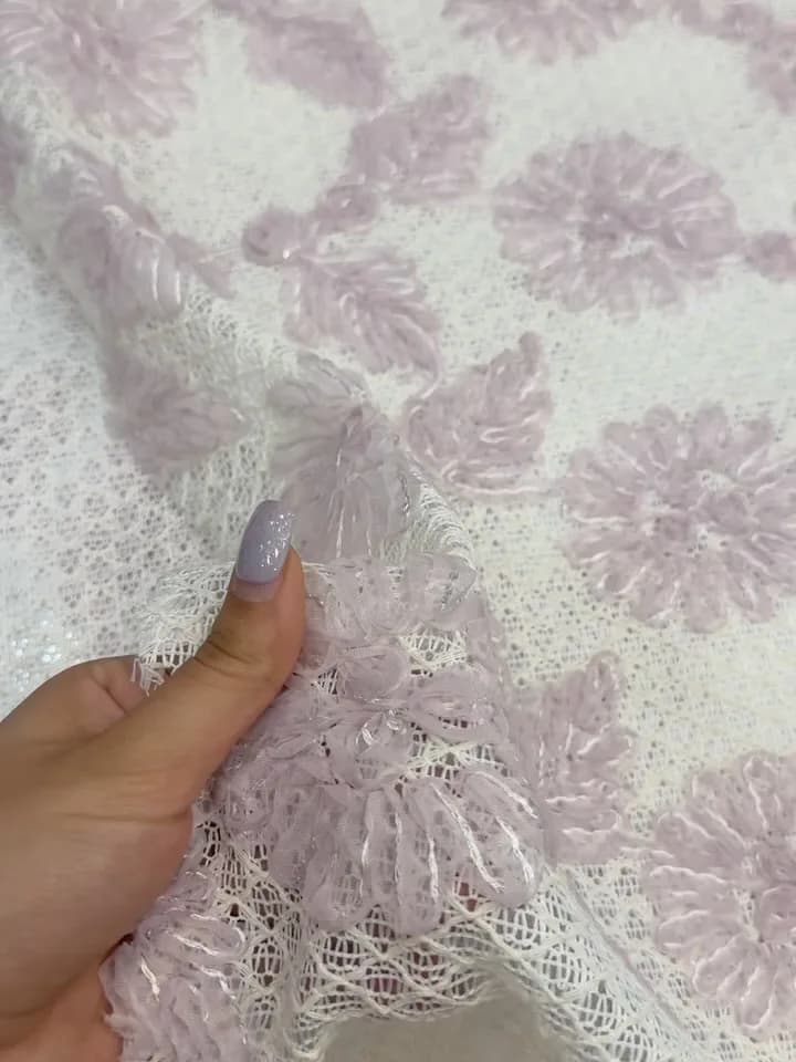 پارچه کنف روبان دوزی
