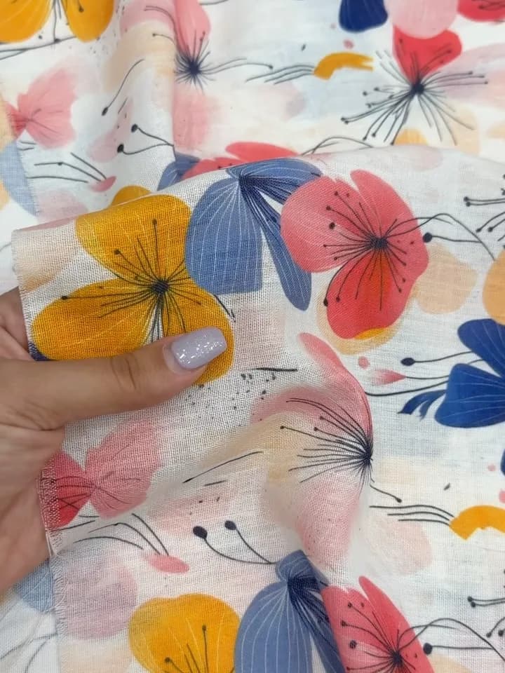 پارچه لینن ایتالیایی عرض ۱۵۰