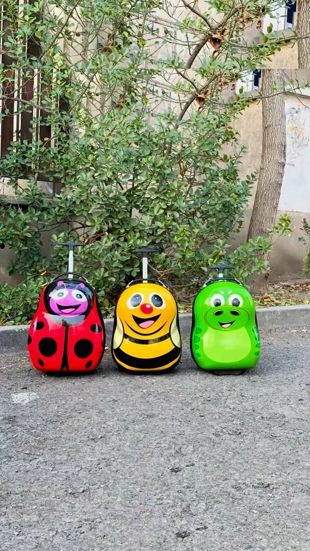 چمدان کودک چرخ ژلهای