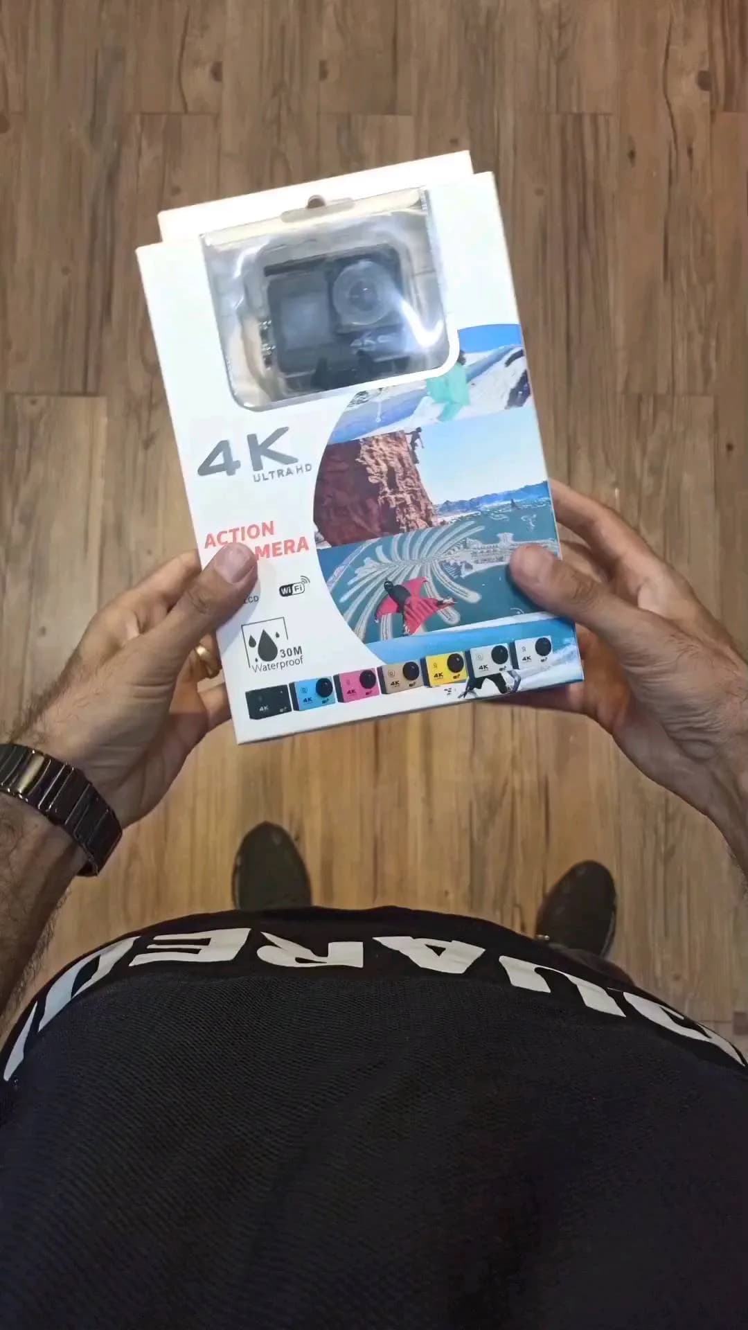 دوربین ورزشی 4K ضدآب GoPro، رنگ سفید، جنس پلاستیک، اکشن کمرا