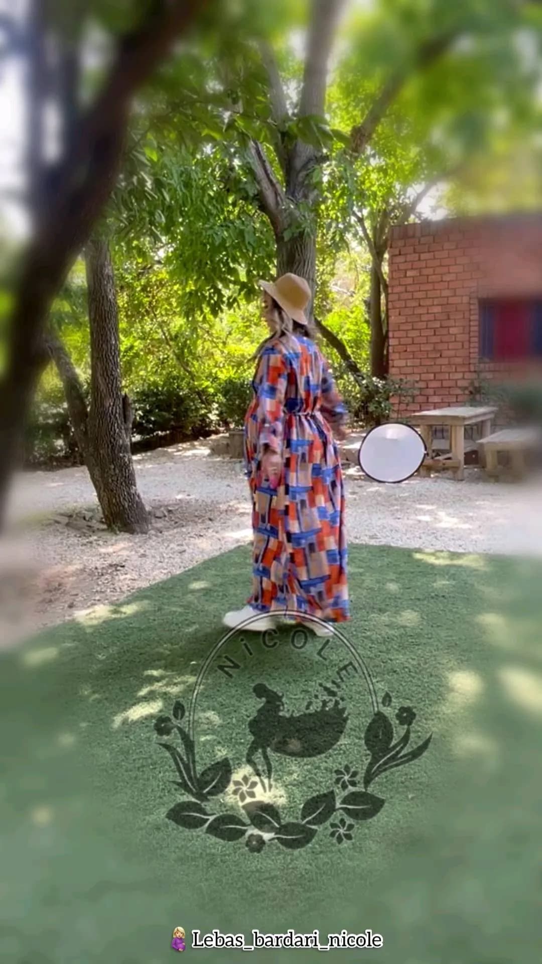پیراهن ساحلی بارداری و شیردهی نخی