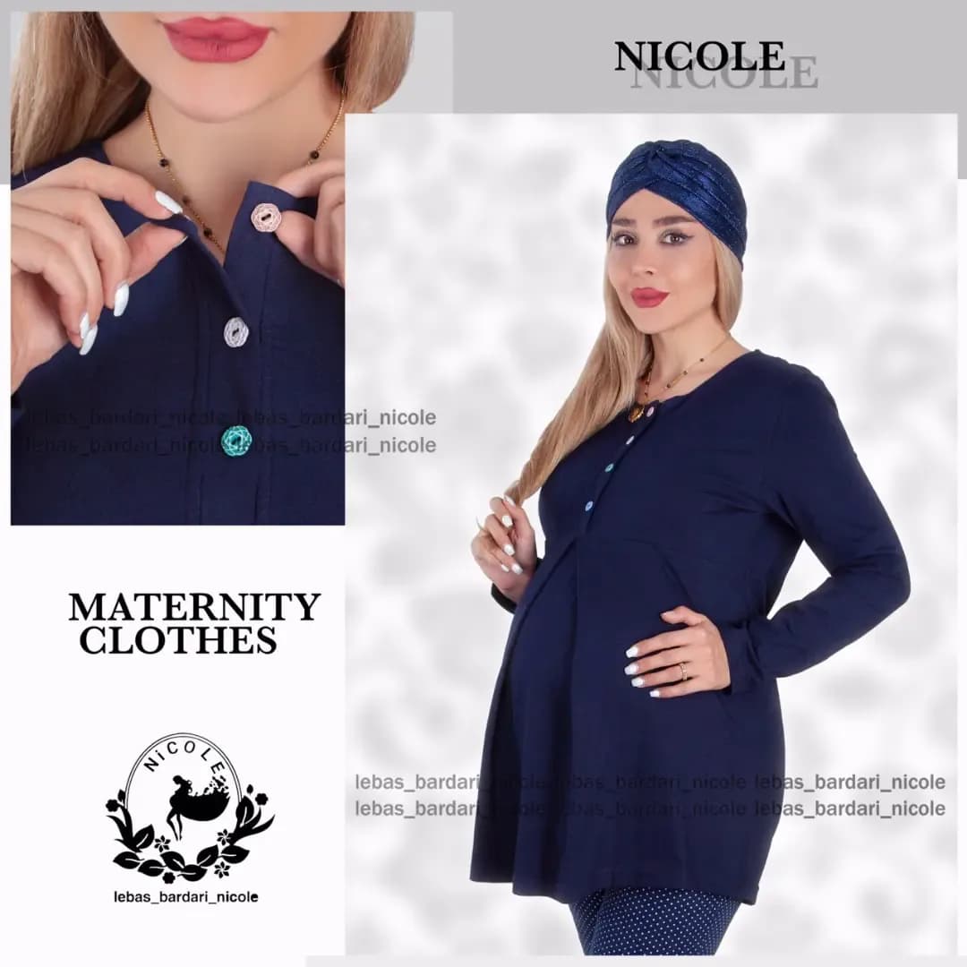 تونیک آستین بلند بارداری و شیردهی