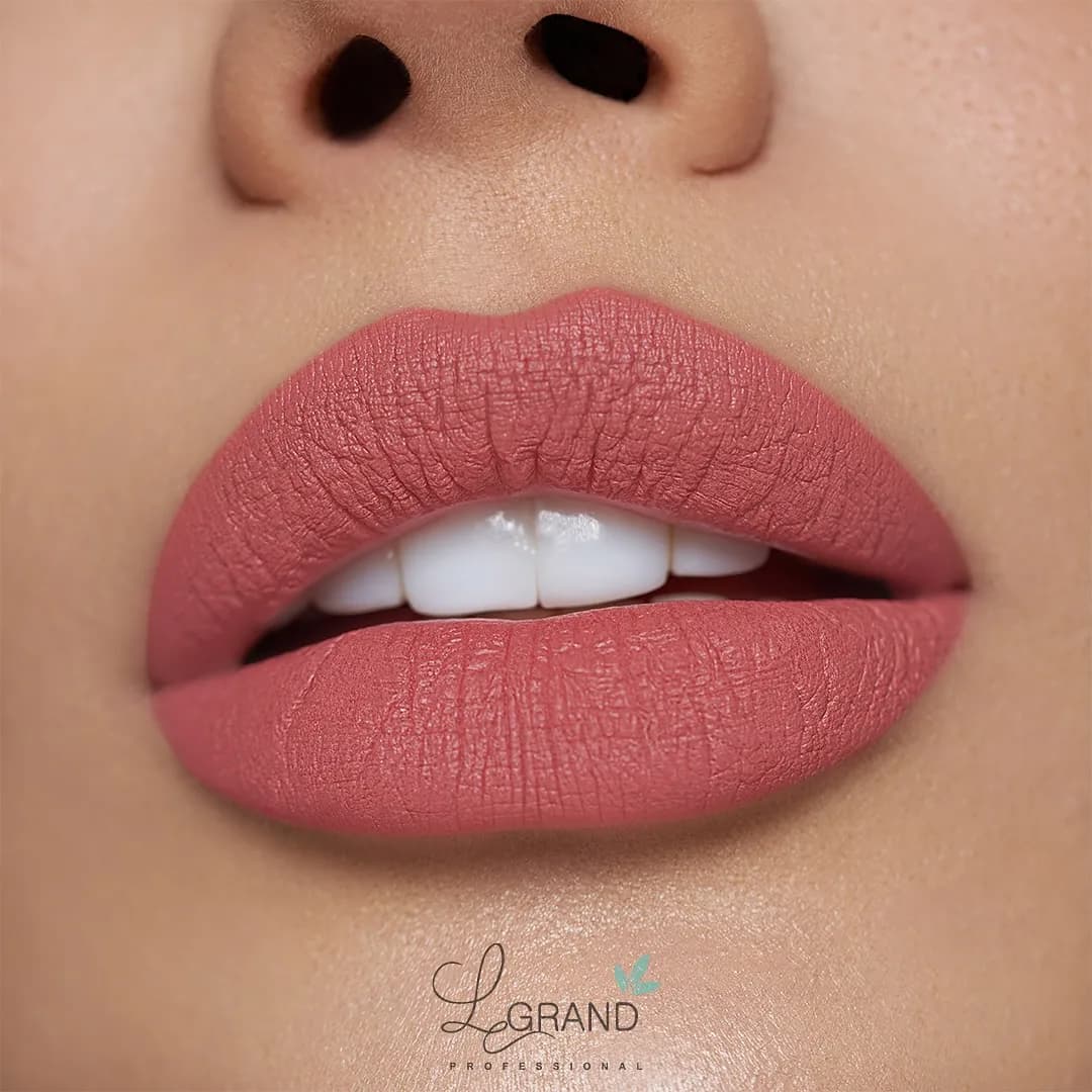 رژلب کد ۵۱۹ لگراند، رنگ صورتی تیره، مات