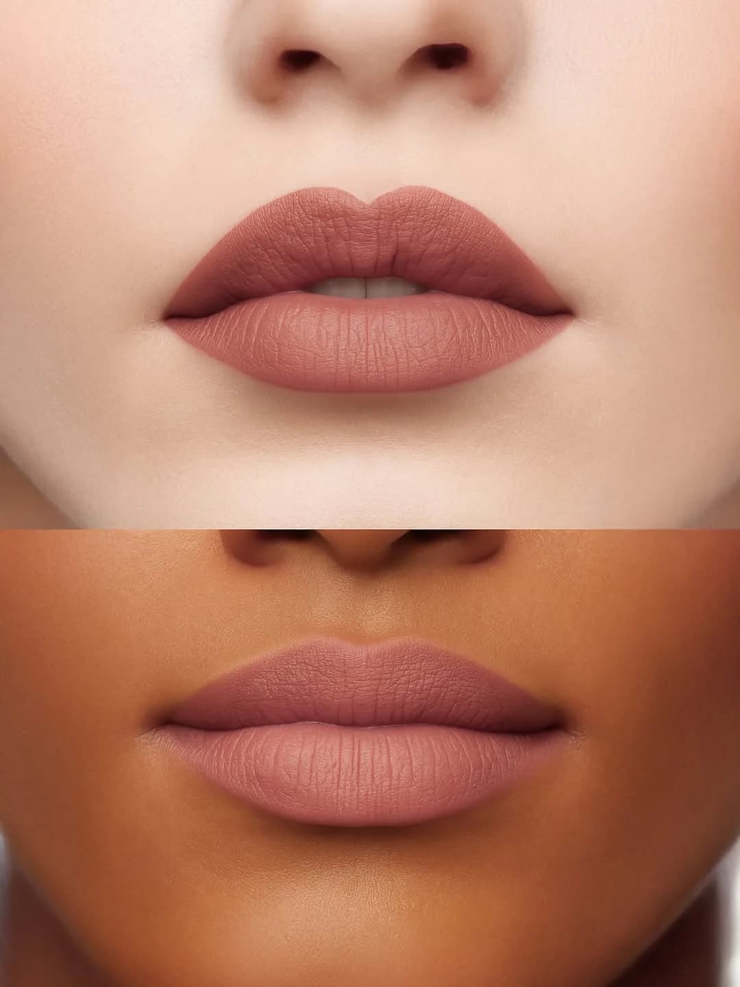 رژلب جامد کد ۵۲۰ لگراند، رنگ صورتی کالباسی و صورتی، مات