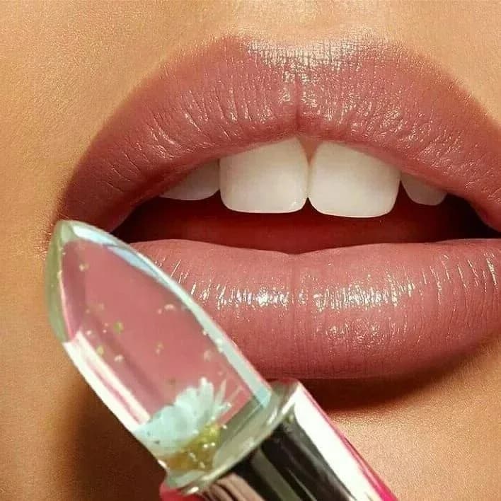 بالم لب ضد آب لدورا، رنگ صورتی و نقره‌ای، جنس پلاستیک، رژ لب ماتیکی