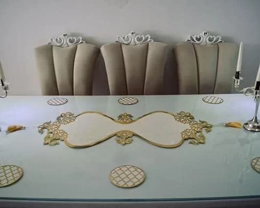رانر چرم شیری طلایی