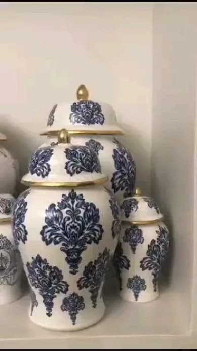 جار جینجر آبکاری طلا