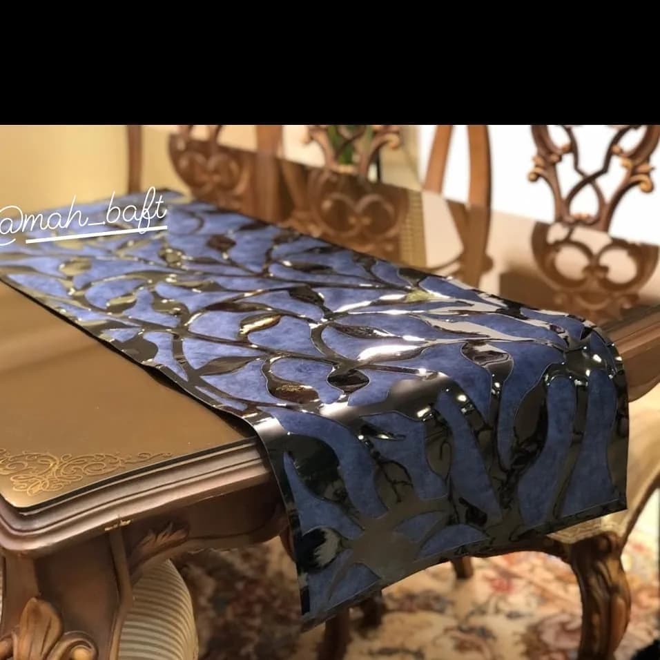 رانر طرح شاخ و برگ مخمل