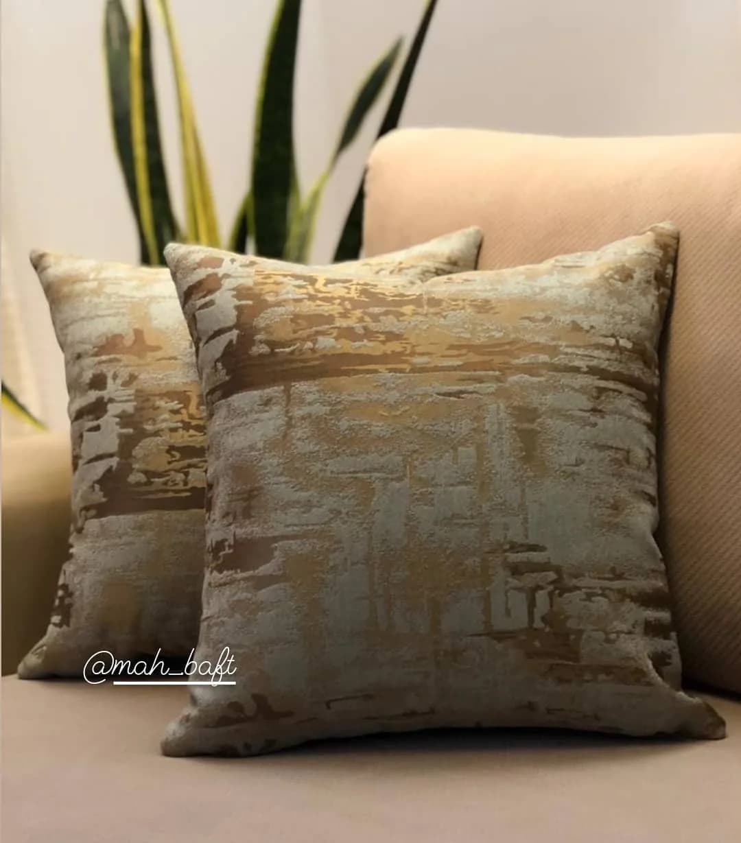 کاور کوسن ابرنگی سبز
