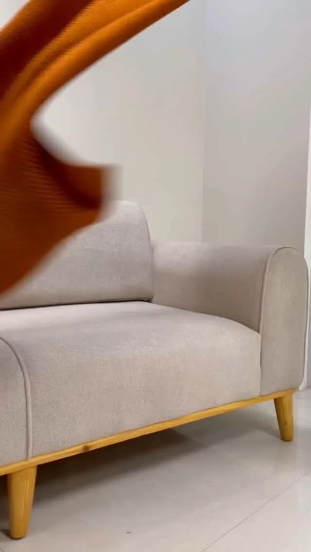 شال مبل، رنگ نارنجی، کشسان