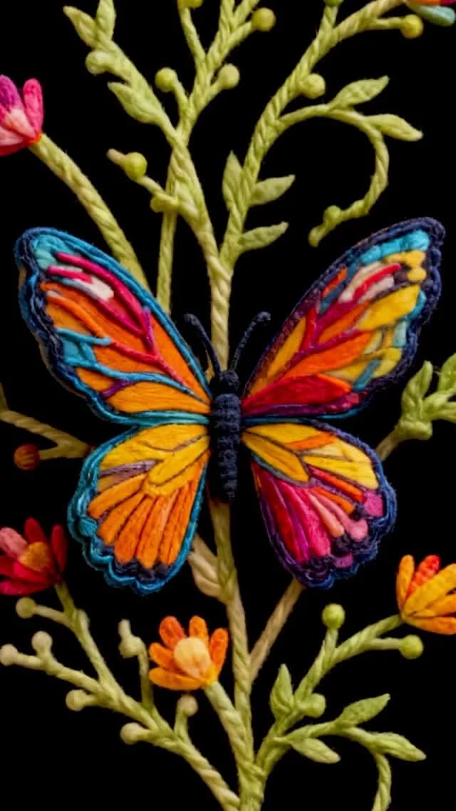 تابلو پروانه سری بامبو مارک گلد