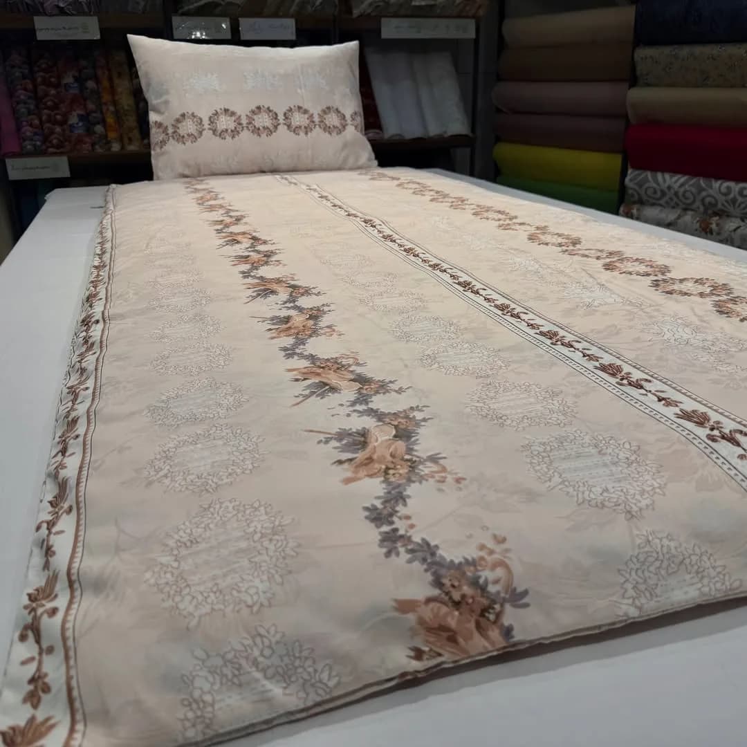 کاور تشک زمینی ژاکارد با روبالشی