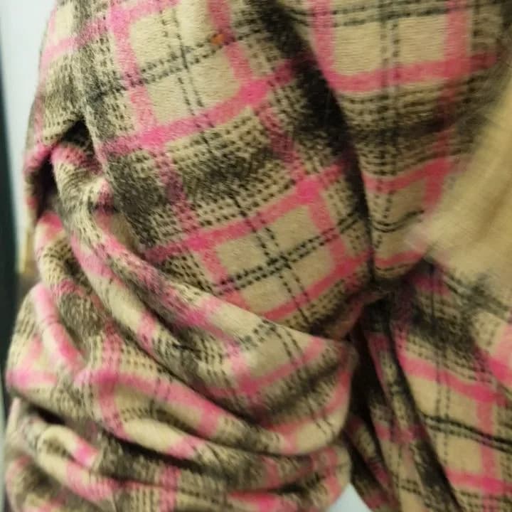 کت پشمی چهارخانه