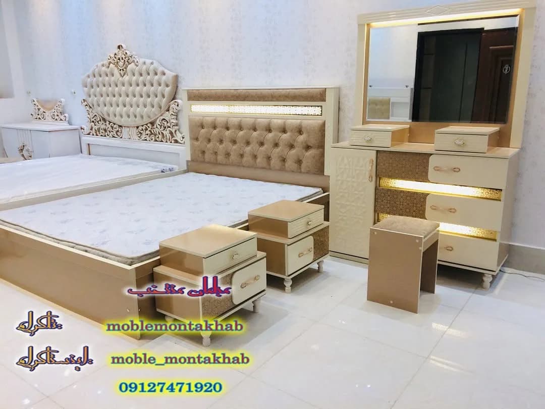 سرویس خواب ملامینه مدل دنیز