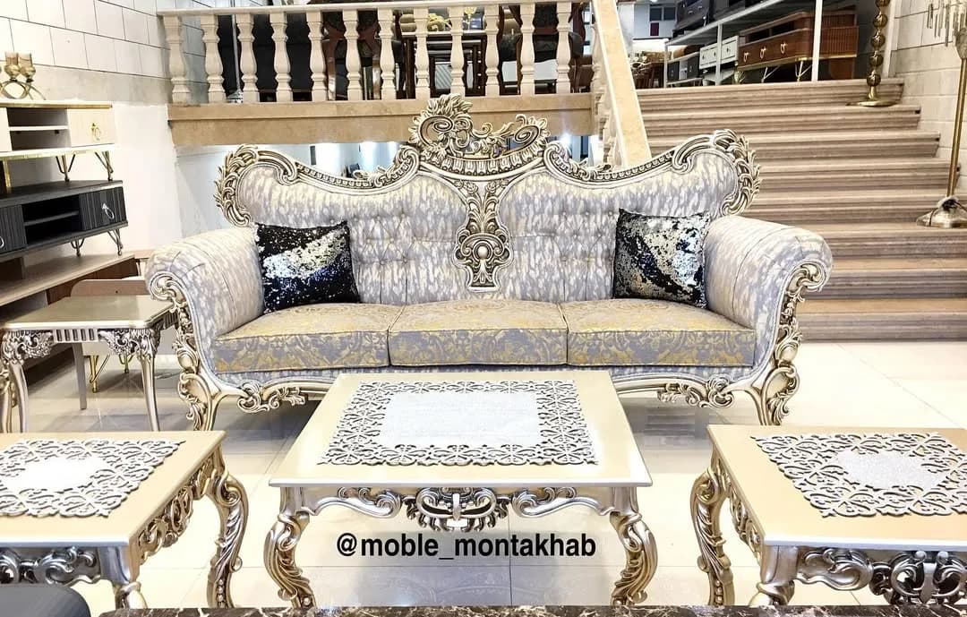 مبل استیل یگانه ۹ نفره