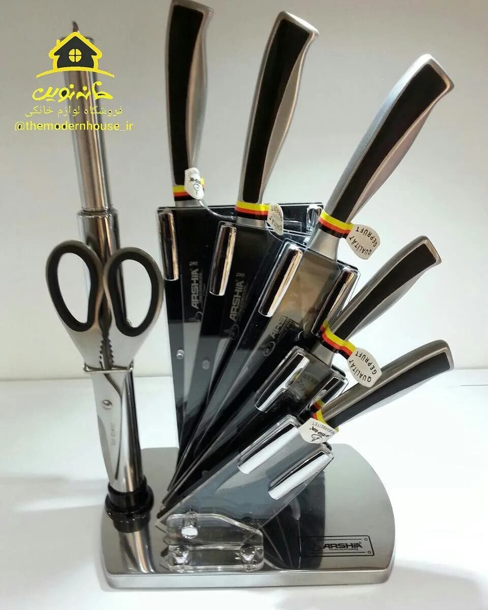 سرویس کارد آشپزخانه ۸ پارچه عرشیا