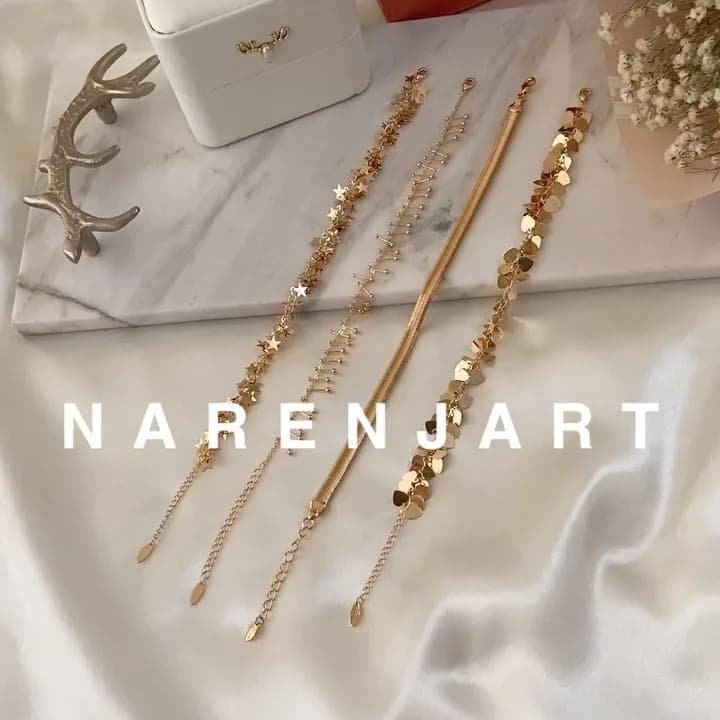 پابند طلایی رنگ ثابت